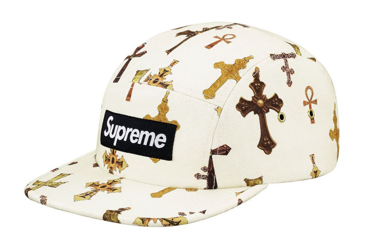 Supreme Cross Camp Cap White 注目のブランド - 帽子