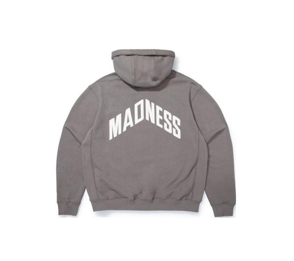 Madness Logo-Print Hoodie - Grey