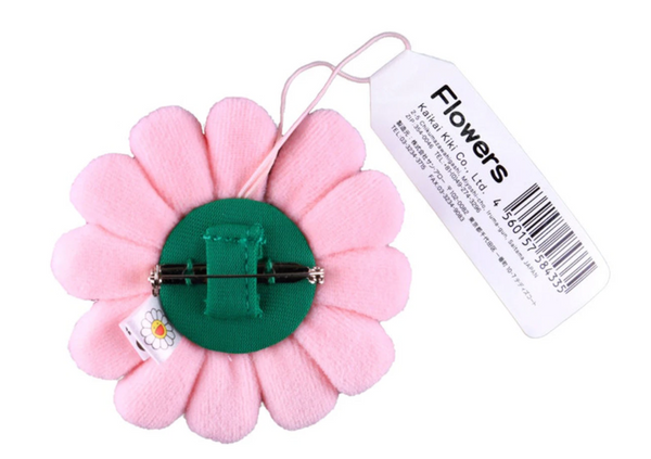 Takashi Murakami Flower Plush Pin - Light Pink