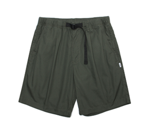 Unbent Loosed Plaid Shorts - Green