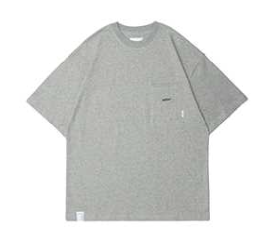 Unbent City Boy Oversized Pocket Logo Tee - Grey