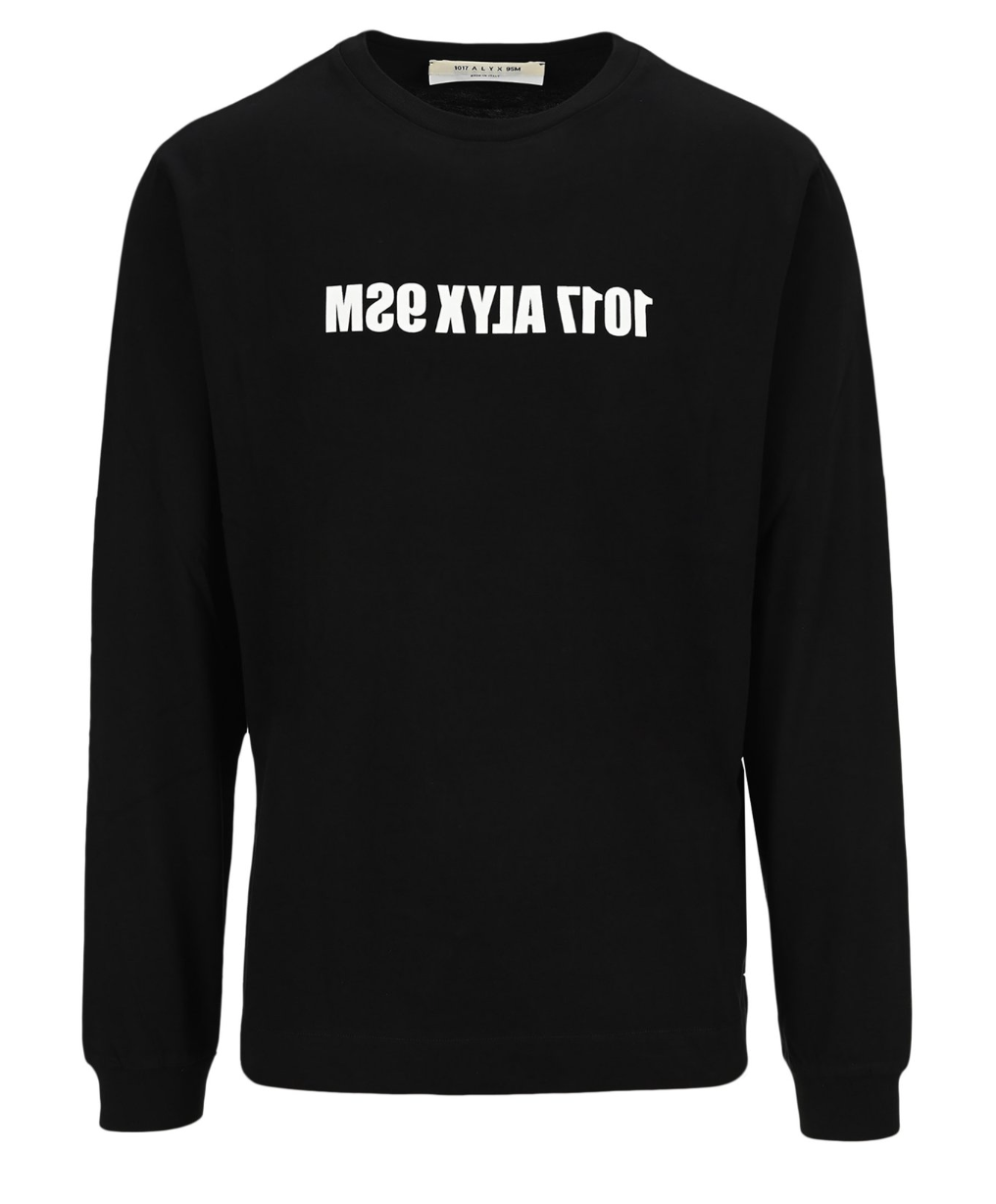 1017 ALYX 9SM Mirrored Logo Long-Sleeve Shirt - Black
