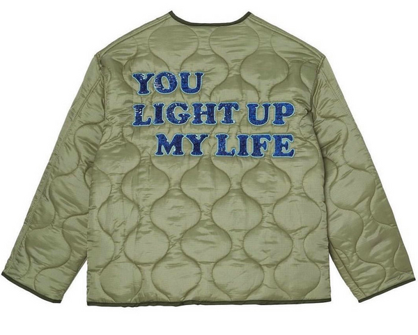 KKKKKK 'YOU LIGHT UP MY LIFE' Puffer Jackets - Olive Green