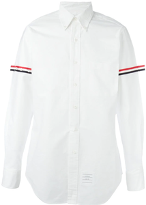 Thom Browne Classic Long-Sleeve Oxford Shirt - White