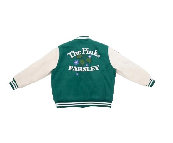 Vandy The Pink x Parsley Varsity Jacket Green Size L Newt Milktpapi