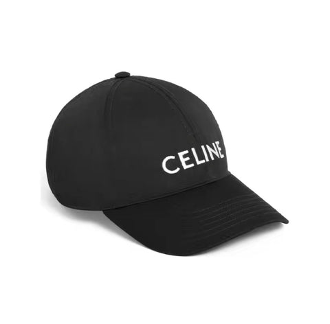 Celine Logo Black Cap