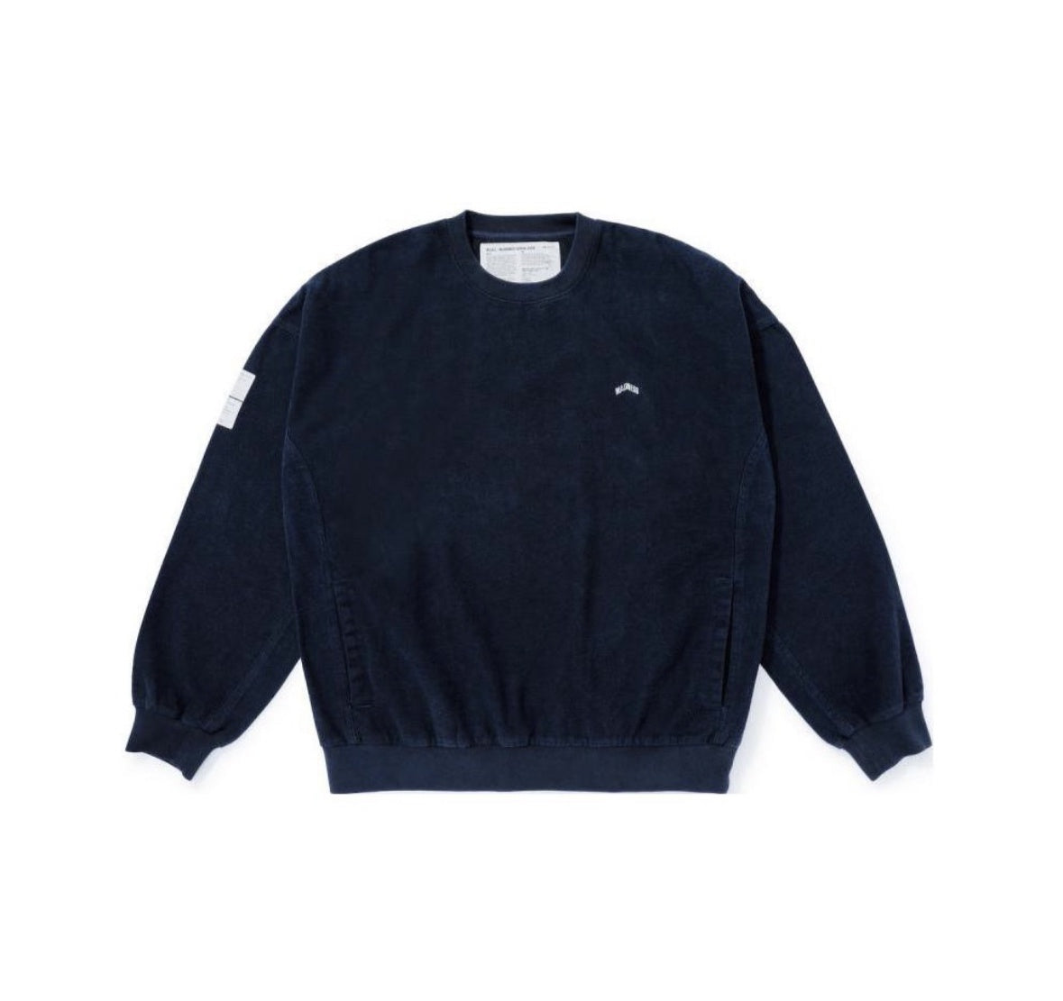 Madness Washed Pocket Sweater - Navy