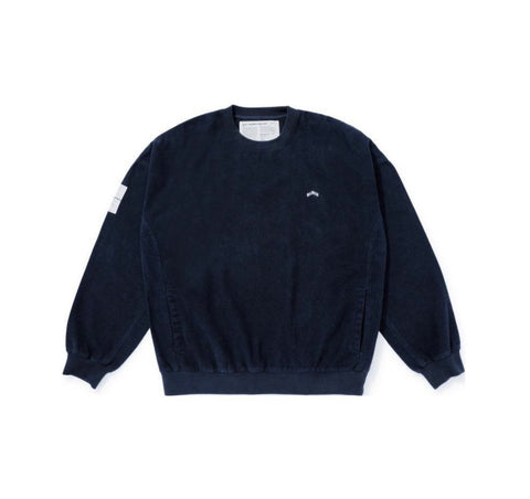 Madness Washed Pocket Sweater - Navy