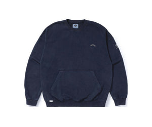 Madness Washed Pockets Sweater - Navy
