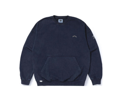 Madness Washed Pockets Sweater - Navy