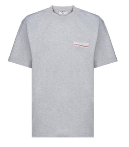 Balenciaga Political Campaign  OS Shirt - Grey