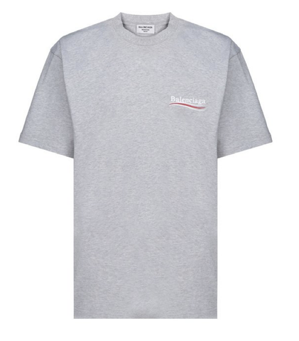 Balenciaga Political Campaign  OS Shirt - Grey