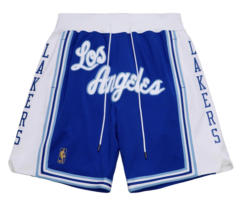 Just Don Ninety Six Shorts Los Angeles Lakers Shorts - Blue