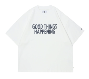 Unbent Good Things Happening Logo Tee - White