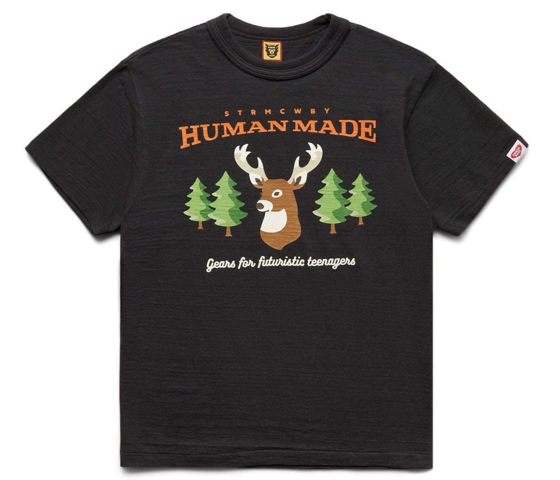 Human Made Deer Graphic Tee - Black