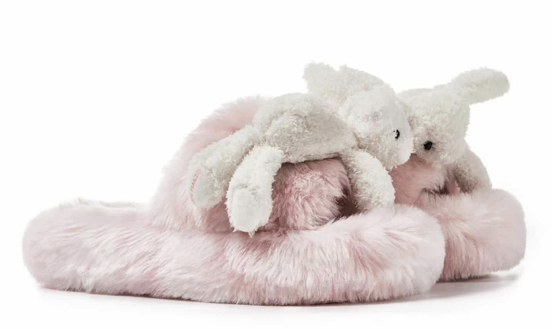13DE MARZO Furry Plush Slipper - Pink