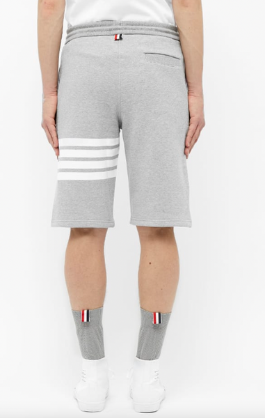 Thom Browne Engineered Stripe Sweat Short - Grey