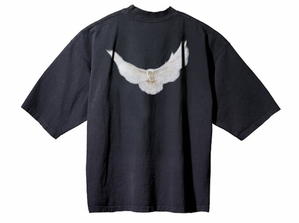 Yeezy GAP Engineered by Balenciaga Dove 3/4 Sleeve Tee - Black