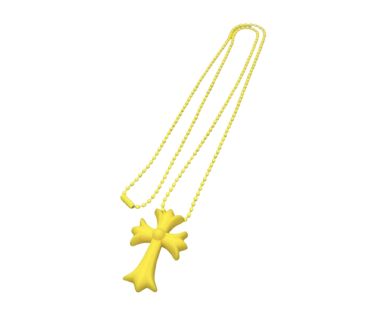 Chrome Hearts 20th Anniversary Silicone Necklace - Yellow