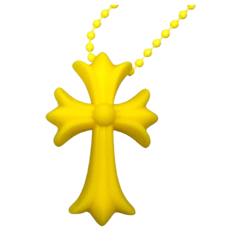 Chrome Hearts 20th Anniversary Silicone Necklace - Yellow