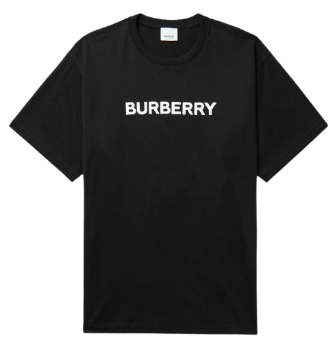 Burberry OS Logo Printed Tee - Black