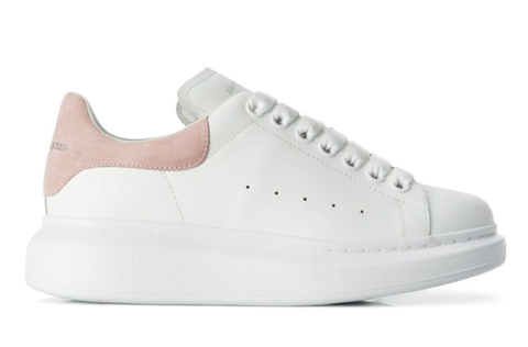 Alexander McQueen Sneakers ' White and Pink' (No box)
