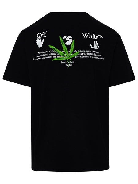 Off-White High Weed Slim SS Shirt - Black
